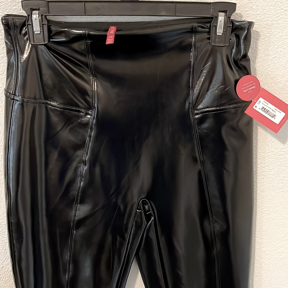 Spanx Faux Patent Leather Leggings